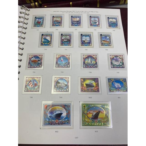 101 - British Stamp, philately interest, collection of Channel Island stamps  ranging from 1941- 2017, con... 