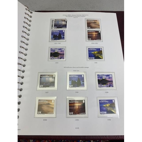 101 - British Stamp, philately interest, collection of Channel Island stamps  ranging from 1941- 2017, con... 