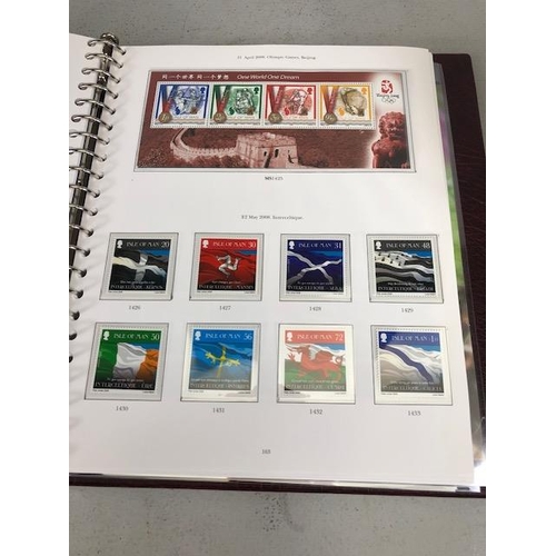 102 - British Stamps Philately interest , collection of stamps relating to the Isle of man contained in St... 