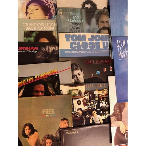 122 - Vintage vinyl records, collection of 100 LPs and 12