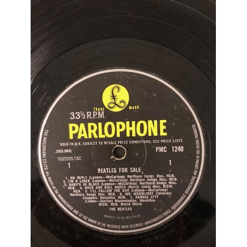 126 - Vintage Vinyl Records,Seven Albums to include The  Beatles for sale, Mono PMC1240, Parlophone EMI, T... 