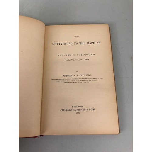 130 - Historical Books, group of books relating to the American Civil war, 1883 first edition Statistical ... 