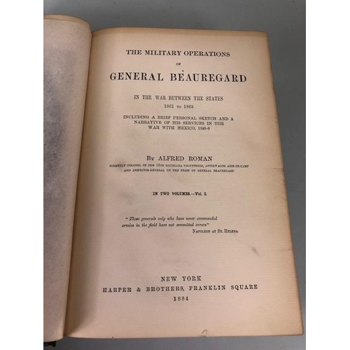 130 - Historical Books, group of books relating to the American Civil war, 1883 first edition Statistical ... 