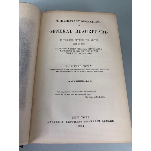 130 - Historical Books, group of books relating to the American Civil war, 1883 first edition Statistical ... 