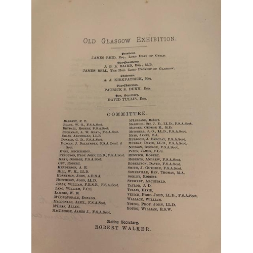 137 - Antique book of Scottish interest, The Memorial Catalogue of the Old Glasgow Exhibition 1894, number... 