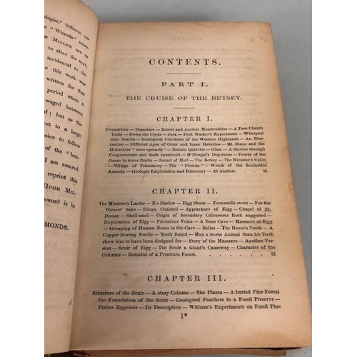 149 - Antique Geological interest, The Cruise of the Betsey, Hugh Miller, rambles of a Geologist, ten Thou... 