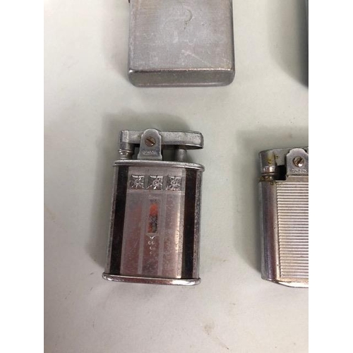 152 - Collection of vintage lighters to include Parker and Ronson models, 2 Ronson service kits and a Thor... 