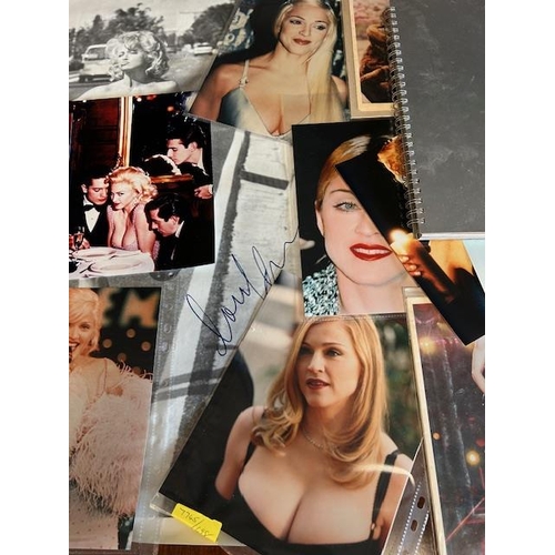 156 - Collection of Madonna, related memorabilia, to include a copy of her book sex along with posters and... 