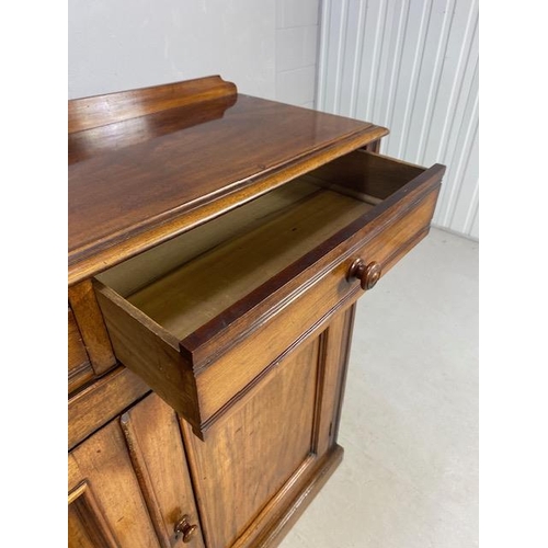 162 - Victorian sideboard with two drawers above and cupboard under with two adjustable internal shelves, ... 