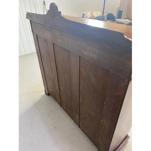 162 - Victorian sideboard with two drawers above and cupboard under with two adjustable internal shelves, ... 