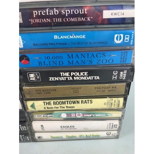 228 - Vintage cassette tapes, to include, Nirvana, The Police, Boomtown rats, House Martins, Paul Weller, ... 