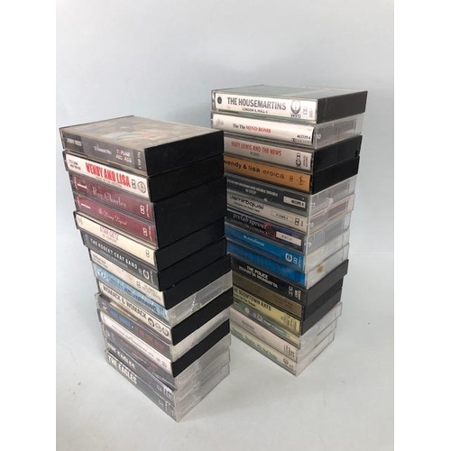 228 - Vintage cassette tapes, to include, Nirvana, The Police, Boomtown rats, House Martins, Paul Weller, ... 