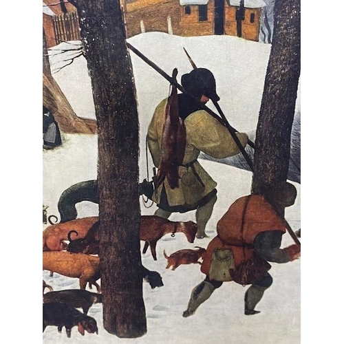 246 - Framed print Peter Bruegel , Der Winter  approximately 90 x 70