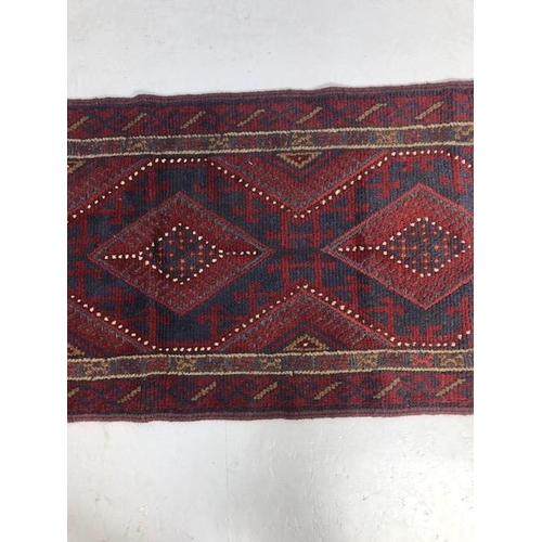 271 - Oriental Hand knotted wool carpet Meshwani Runner approximately 240 x 62 cm