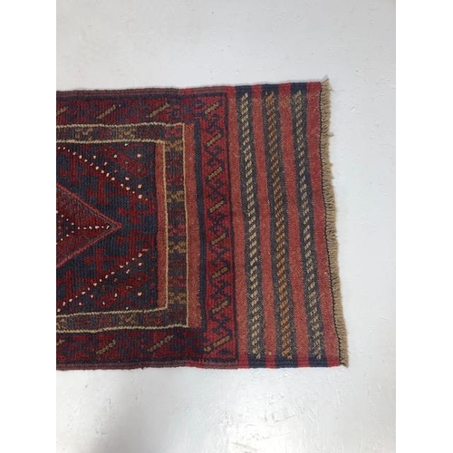 271 - Oriental Hand knotted wool carpet Meshwani Runner approximately 240 x 62 cm