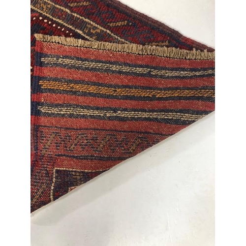 271 - Oriental Hand knotted wool carpet Meshwani Runner approximately 240 x 62 cm