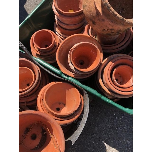 285 - Large Collection of terracotta pots