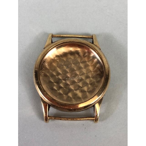 3 - Three 9ct Gold watch cases A/F total weight approx 25g