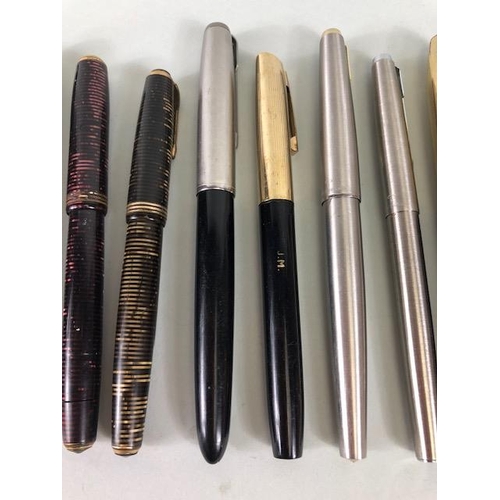 30 - Collection of vintage fountain pens