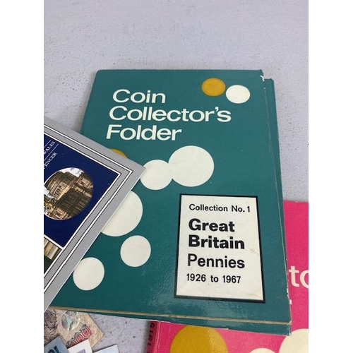 39 - Large collection of various collectable coins, medallions and medals, coin collectors packs, banknot... 