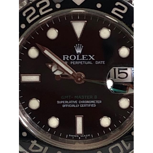 40 - Rolex GMT - Master II: Purchased in 2008 this Rolex GMT II wristwatch (watch) Model Oyster Perpetual... 