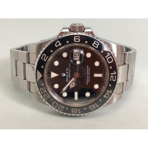 40 - Rolex GMT - Master II: Purchased in 2008 this Rolex GMT II wristwatch (watch) Model Oyster Perpetual... 