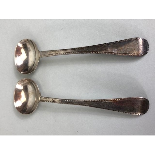 54 - Antique English Silver hallmarked Sugar tongs, condiment spoons an sugar sifter approximately 54.8g3... 