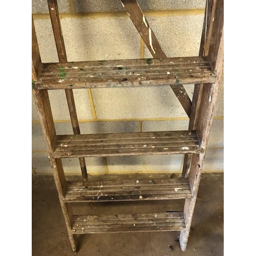 90 - Vintage Stepladder and a vintage clothes Airer