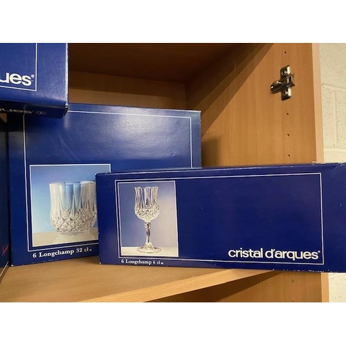 127 - Collection of boxed crystal and glassware