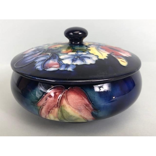 150 - Moorcroft pottery,  Flame of the Forest design marked to base 97, WM with Moorcroft stamp, Orchid de... 