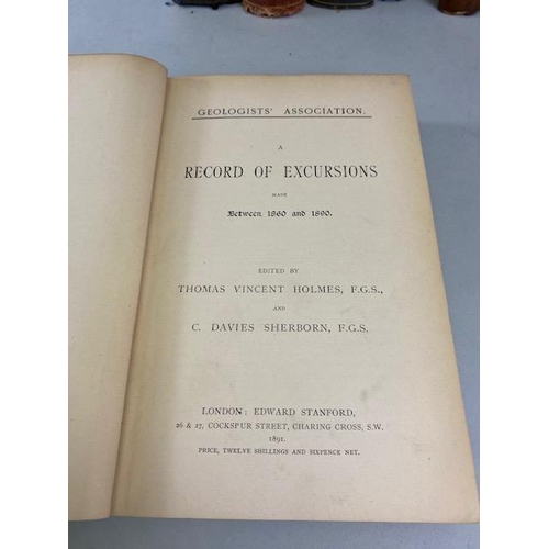 151 - Antique books on Geology , Dr Mantels wonder of Geology Vol 1&2 1839, The Geology of Yorkshire , Ken... 