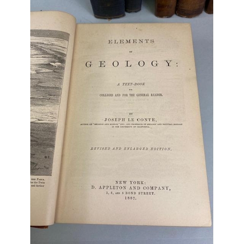 151 - Antique books on Geology , Dr Mantels wonder of Geology Vol 1&2 1839, The Geology of Yorkshire , Ken... 