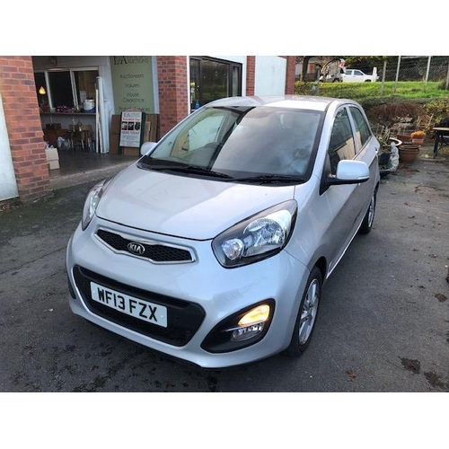 155 - Motorcar (car): A single owner from new vehicle, a KIA Picanto 2 Automatic, 5 door Hatchback, 1248cc... 