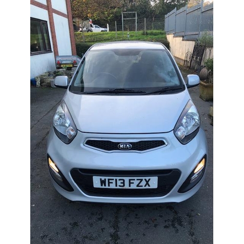 155 - Motorcar (car): A single owner from new vehicle, a KIA Picanto 2 Automatic, 5 door Hatchback, 1248cc... 