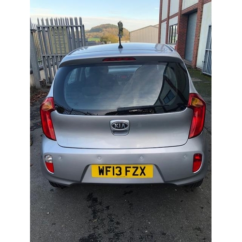 155 - Motorcar (car): A single owner from new vehicle, a KIA Picanto 2 Automatic, 5 door Hatchback, 1248cc... 