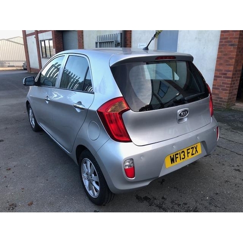 155 - Motorcar (car): A single owner from new vehicle, a KIA Picanto 2 Automatic, 5 door Hatchback, 1248cc... 