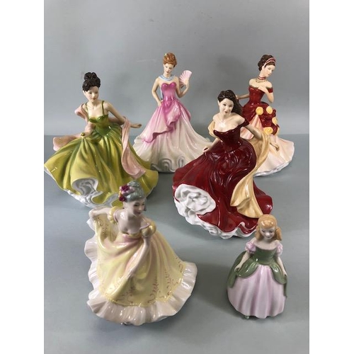 159 - Royal Doulton, collection of Ceramic figures to include Penny, Winter Ball, Spring Ball, Summer Ball... 