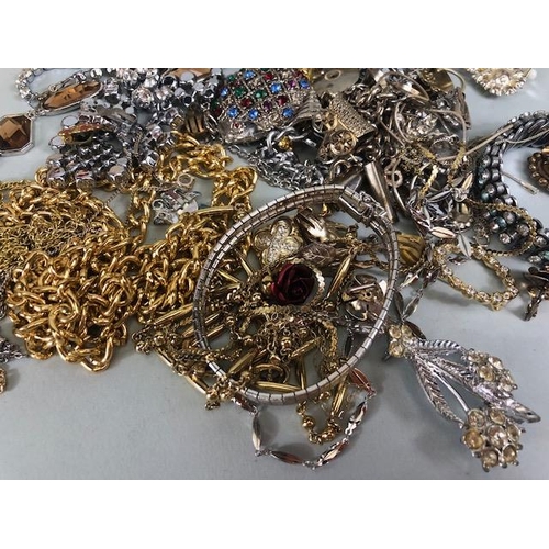 161 - Costume jewellery to include pendants, bracelets, fashion watches chains etc, contained in two jewel... 