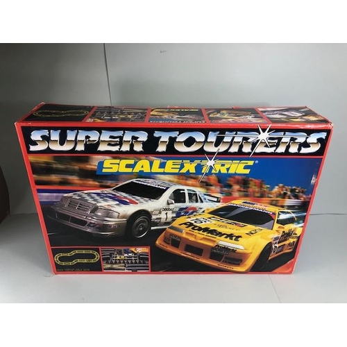 168 - Vintage toys, Scalextric C1000 Super Tourers set  3702240 in original box (not tested)