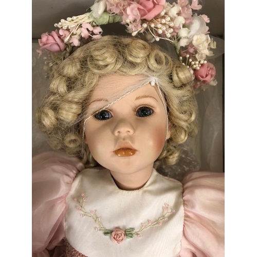 174 - Collectors Dolls, Three dolls from Pauline's limited edition Dolls range, Serena number 77 of 950, H... 