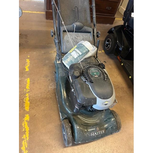 480 - Petrol Lawn Mower: A Hayter Harrier 41 powered lawn mower with rear roller