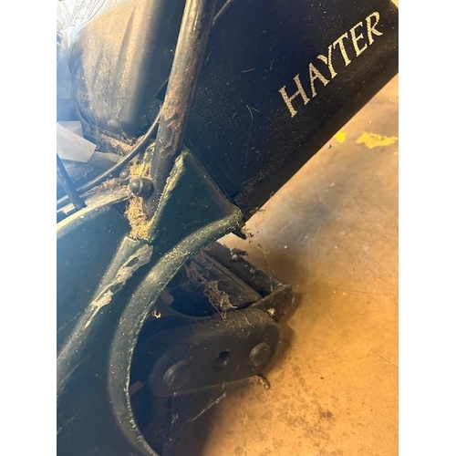 480 - Petrol Lawn Mower: A Hayter Harrier 41 powered lawn mower with rear roller