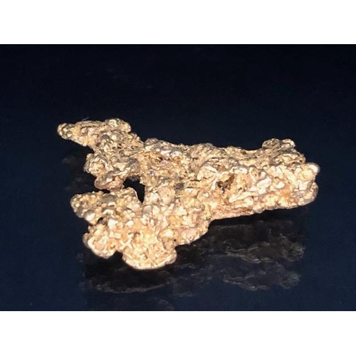 82 - Gold Specimen interest, rare opportunity to purchase a rough gold nugget as dredged from the Feather... 