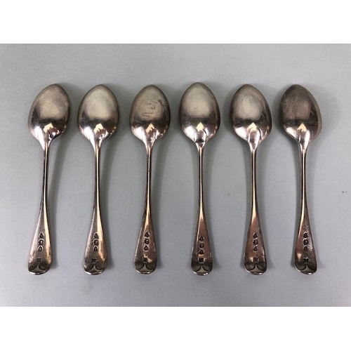 95 - Antique Silver, Six Victorian English silver hallmarked spoons London 1893,  approximately 156.08g