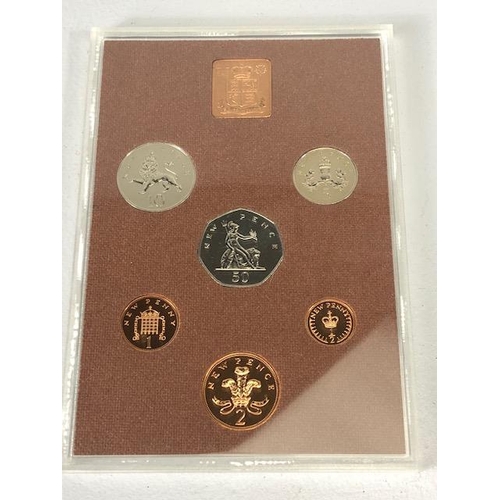 47 - Coins, collection of UK presentation coin sets, with their slip covers, issued by the Royal Mint, Co... 