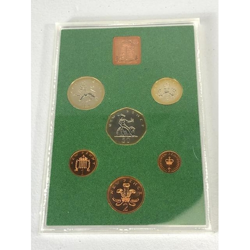 47 - Coins, collection of UK presentation coin sets, with their slip covers, issued by the Royal Mint, Co... 