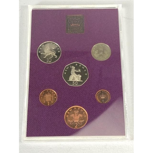 47 - Coins, collection of UK presentation coin sets, with their slip covers, issued by the Royal Mint, Co... 