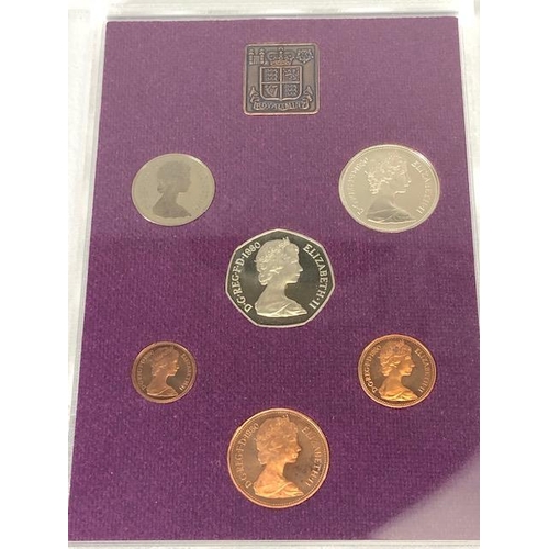 47 - Coins, collection of UK presentation coin sets, with their slip covers, issued by the Royal Mint, Co... 