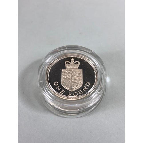 52 - Coins, group of British silver proof coins to include 1997 Silver proof Piedfort one pound coin in b... 