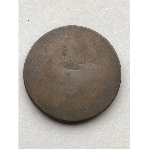 118 - Coin Token Interest,  Iron Bridge at Coalbrook dale 1792,  Bristol patent Sheathing nail penny token... 